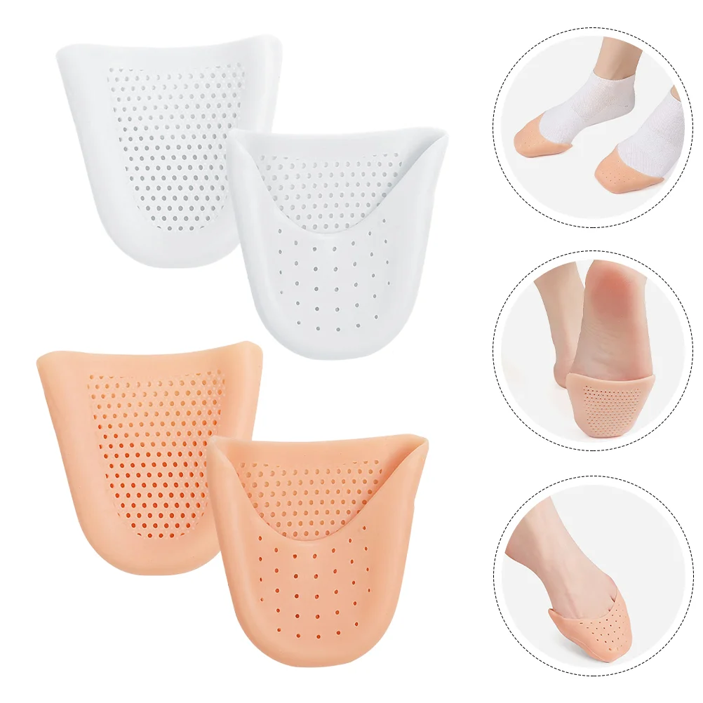 

2 Pairs Toe Sleeve Comfortable Guards Cover Foot Accessory Sebs Wear-resistant Covers