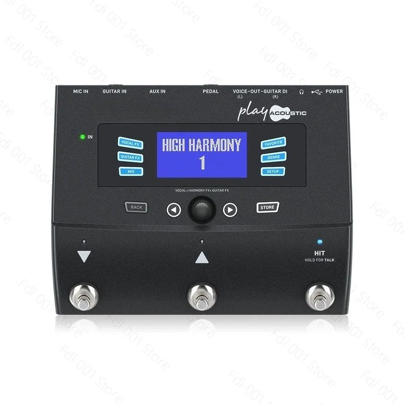 Фото TC Helicon Play Acoustic 3-кнопочный педальный процессор эффектов для вокала и акустической гитары с технологией BodyRez и функцией лупинга для вокальных выступлений №1