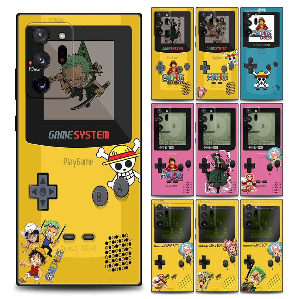 

Japanese Anime One Piece Game-Boy Phone Case for SamsungNote 8 Note 9 Note 10 M11 M12 M30s M32 M21 M51 F41 F62 M01 Soft Silicone