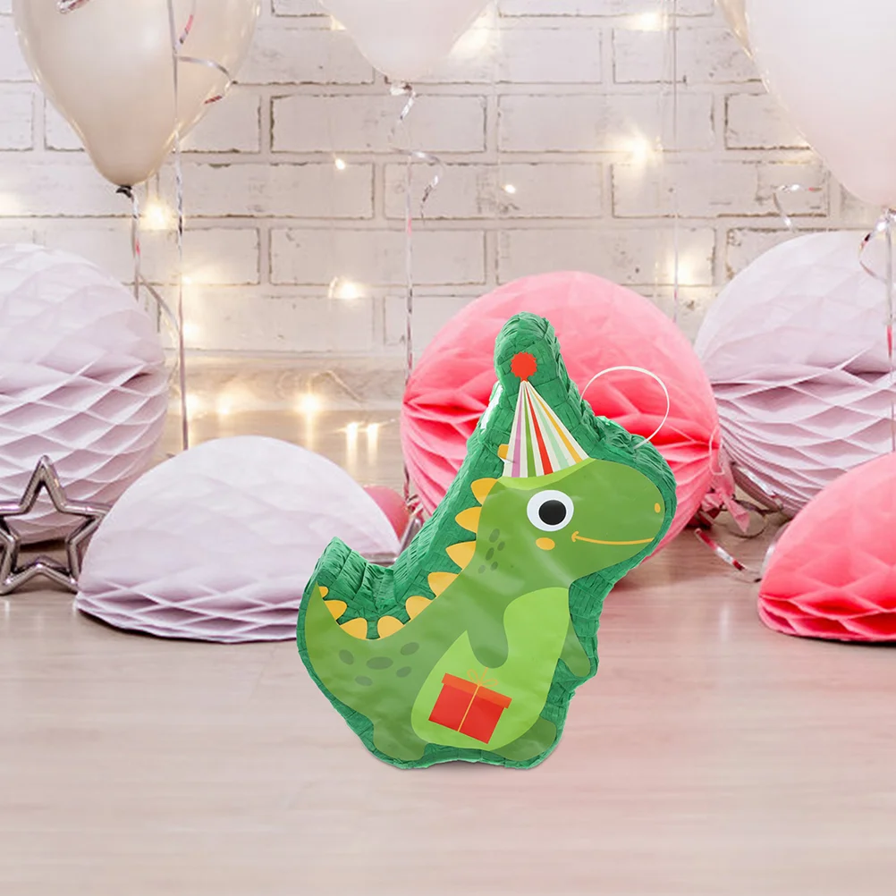 

1 Set Dinosaur Pinata Candy Holder Pinata Toy Party Game Supply Photo Prop for Party