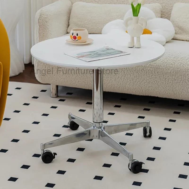 Салонные журнальные столики в гостиную белого цвета для ночного зала высокие