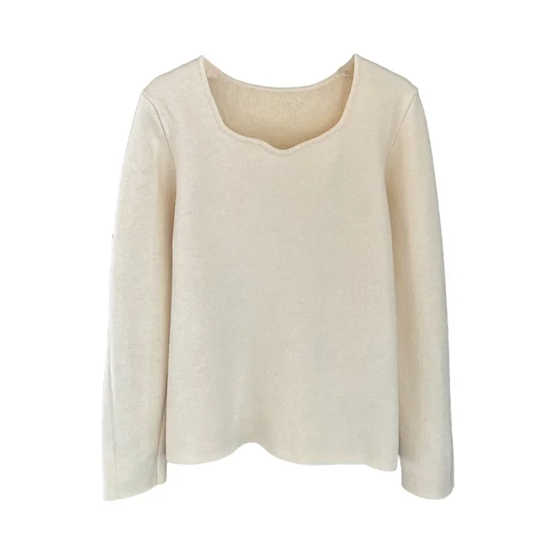 Женский трикотажный пуловер |