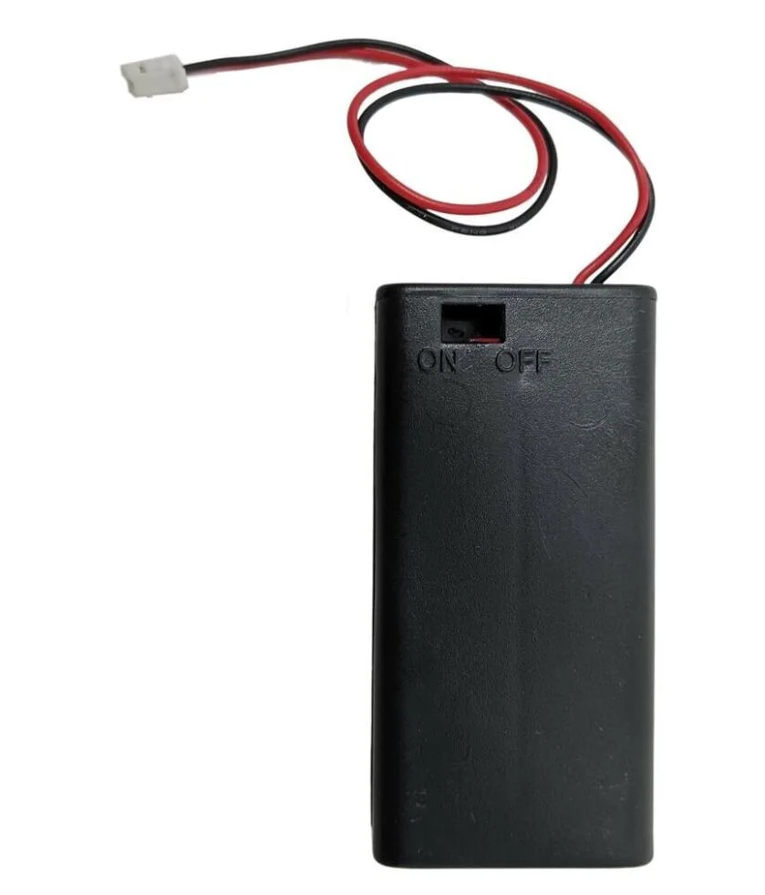 50 шт./партия коробка-держатель для батарей 2 AA с разъемом PH2.0 JST