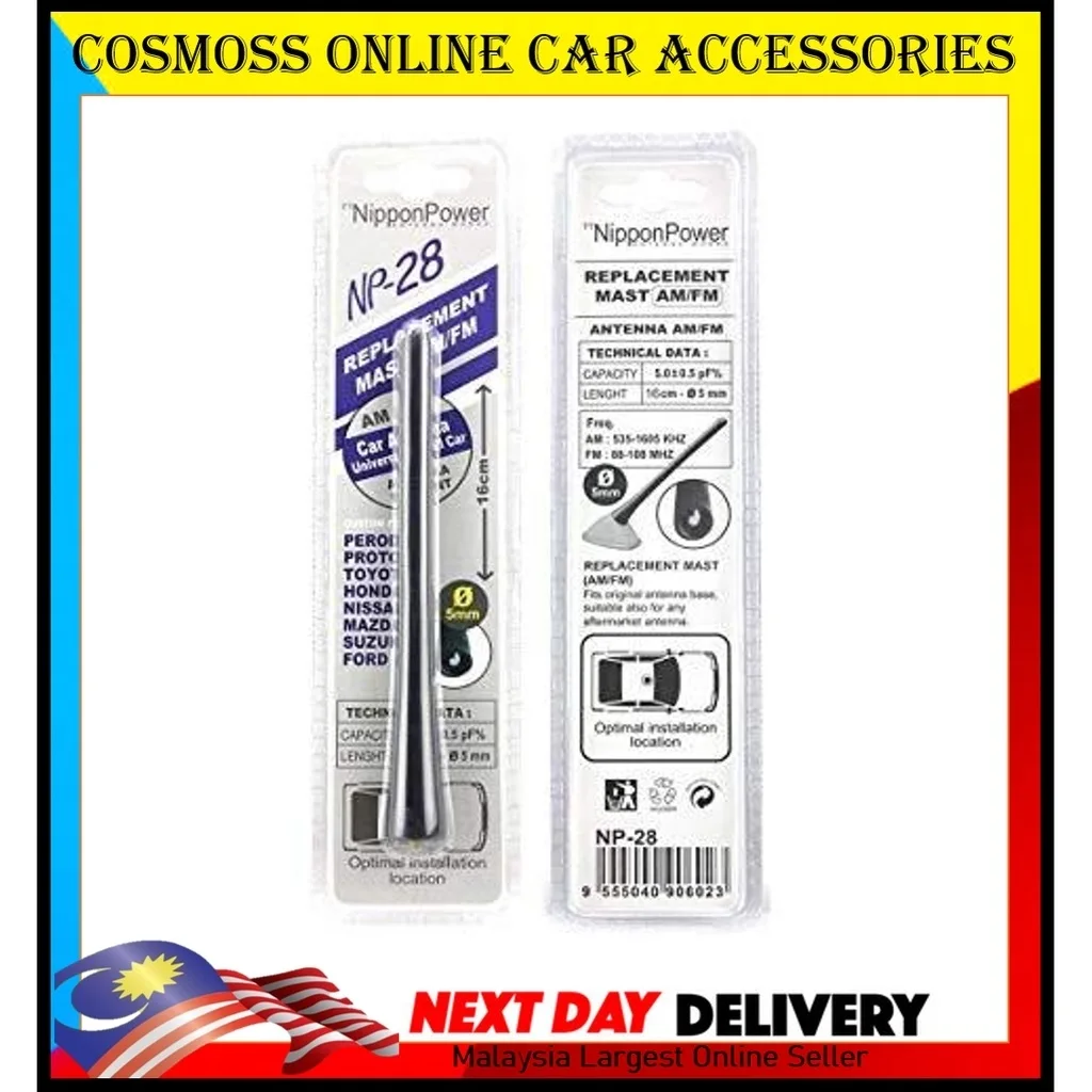 

Car Roof Radio Antenna Pole Mast Perodua Myvi Alza Proton Waja Persona NP-28