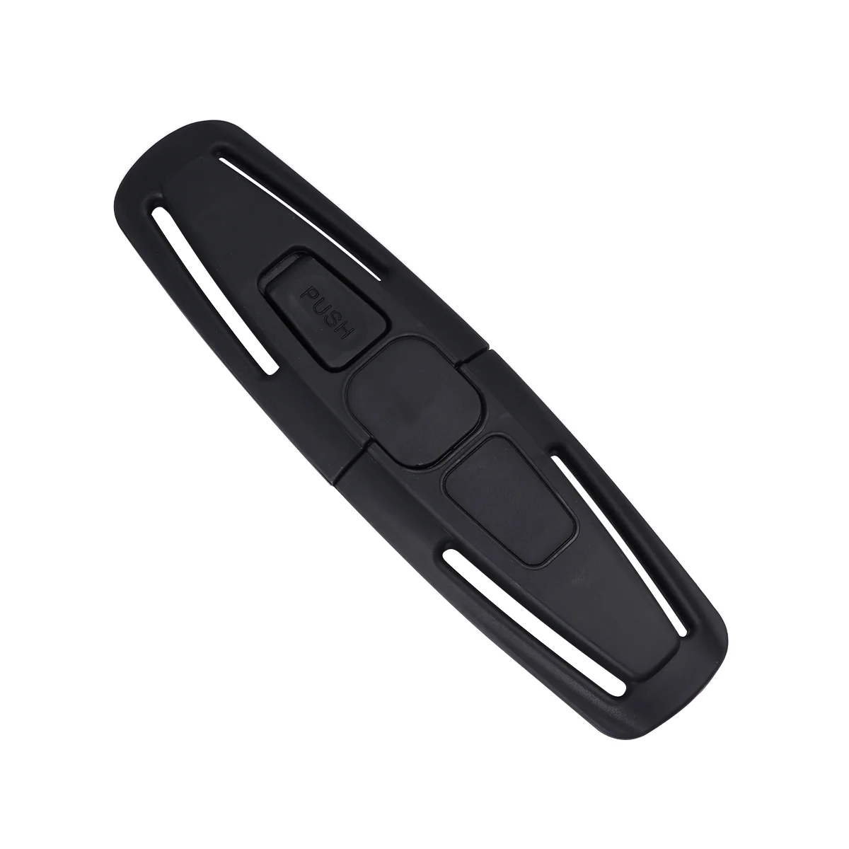 

Car Safety Strap Belt Harness Chest Clip Safe Buckle for Baby (Black)