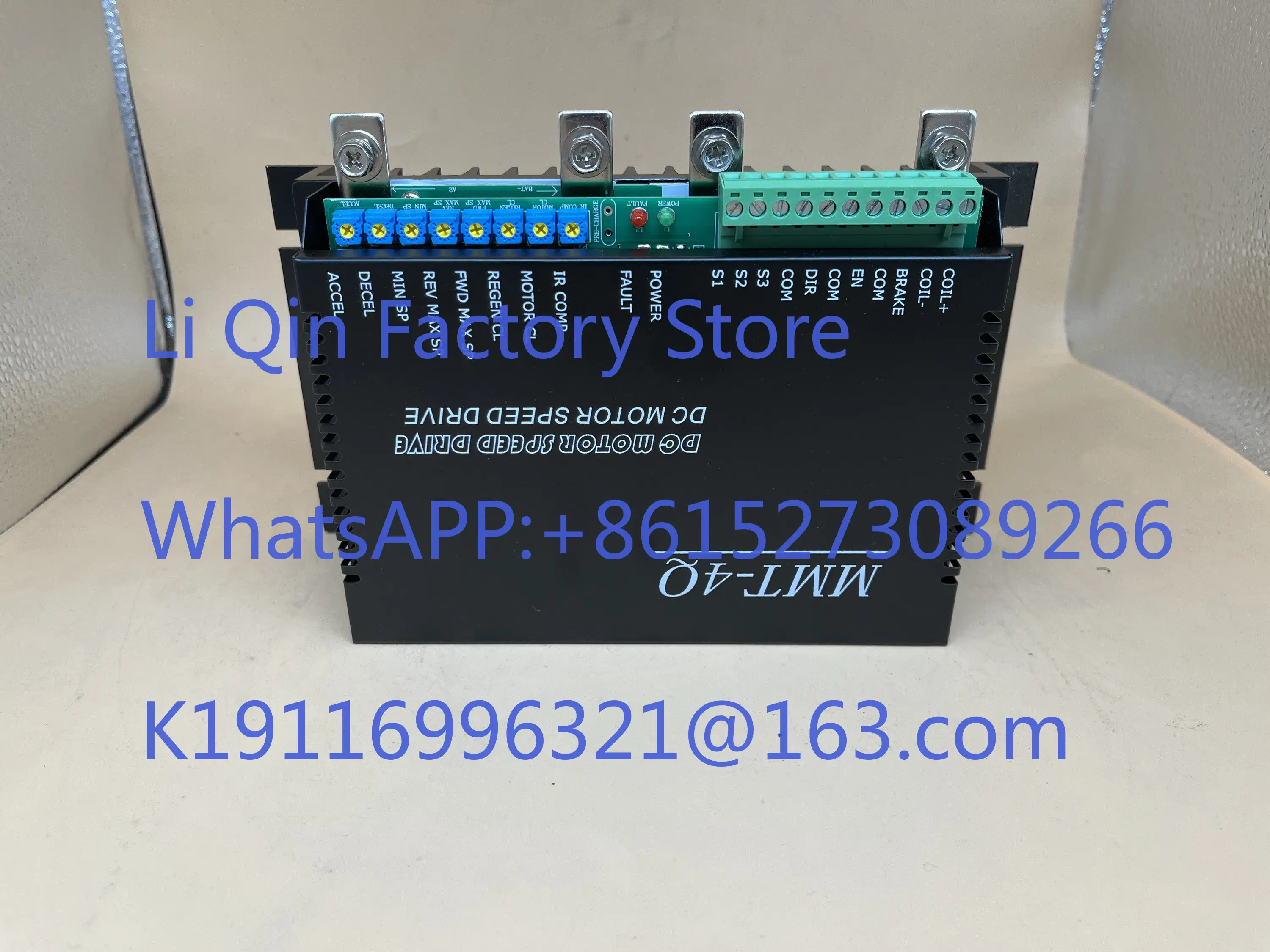 Фото Регулятор скорости двигателя постоянного тока DC48RT100BL MMT-4Q, 2 кВт, четырехквадрантный, реверсивный, с рекуперацией энергии №4