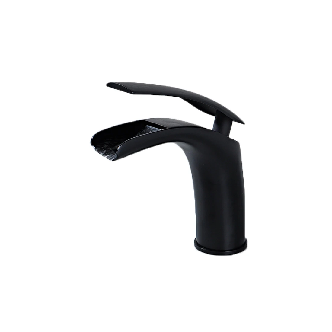 

Nordic waterfall basin creative washbasin home bathroom washbasin hot and cold all copper washbasin faucet