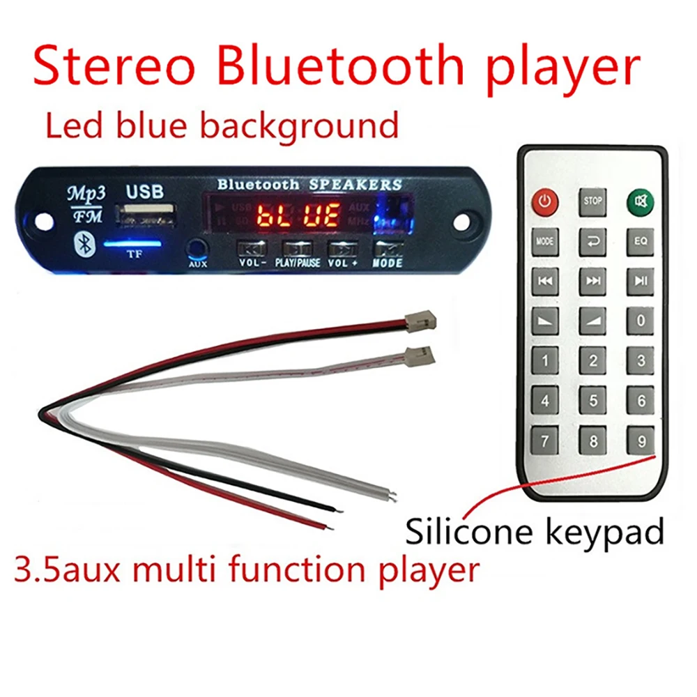 Продвижение нового продукта Синяя подсветка 12 В/5 В беспроводной модуль Bluetooth