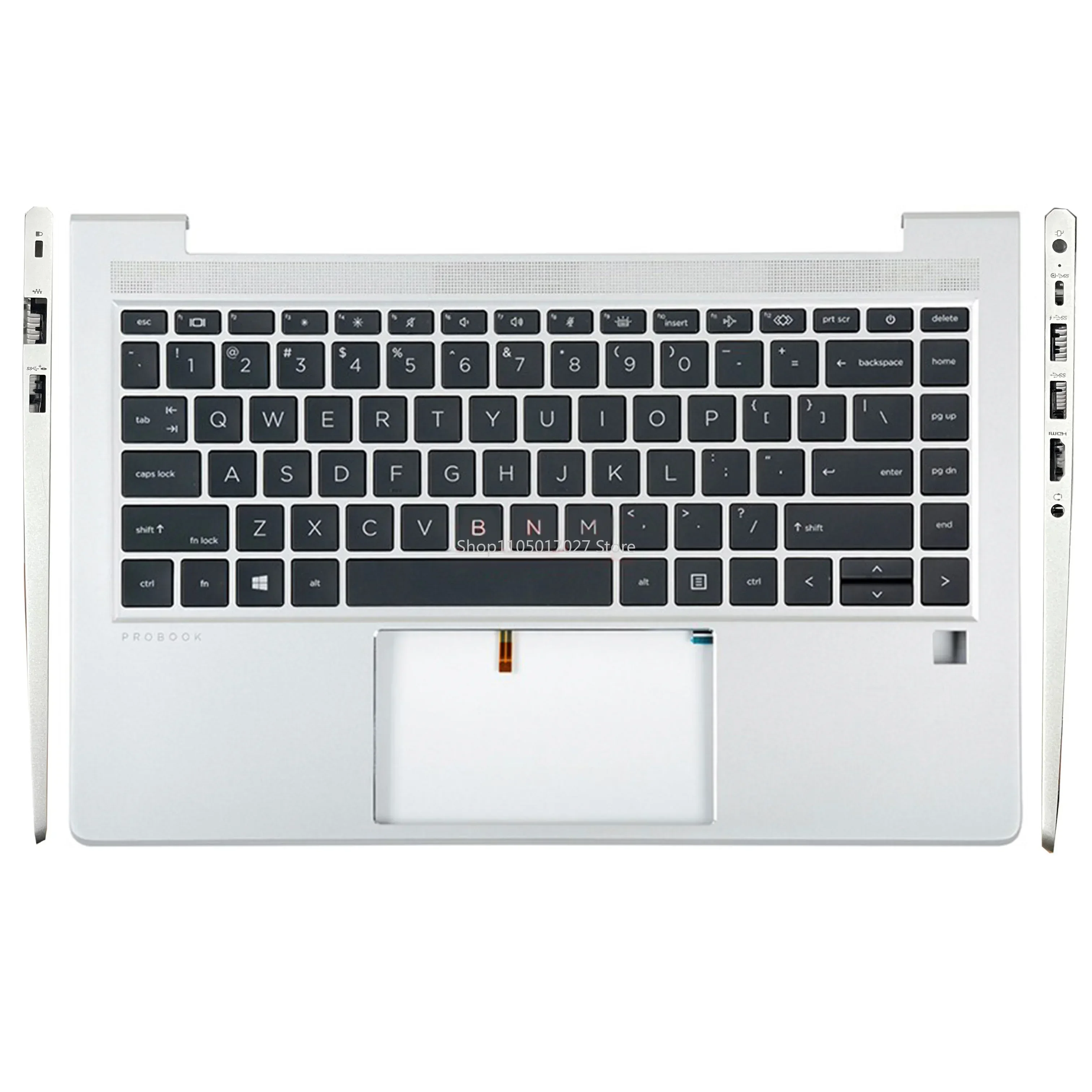 НОВЫЙ чехол для ноутбука HP Probook 440 G8 445 G8 Pro 14 G4, задняя крышка ЖК-дисплея, передняя панель, нижняя часть корпуса, упор для рук, верхняя верхняя нижняя часть корпуса (art.: 3920d085bfbf4) - 3920d085bfbf4