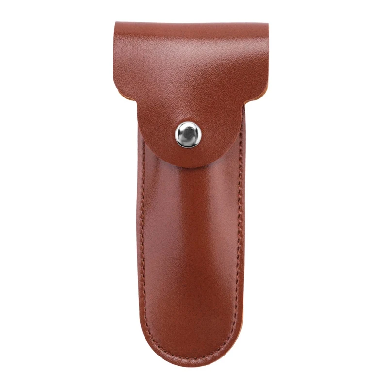 Case Travel Holder Manual Double Edge Safety Razors Container Pu Leather Bag