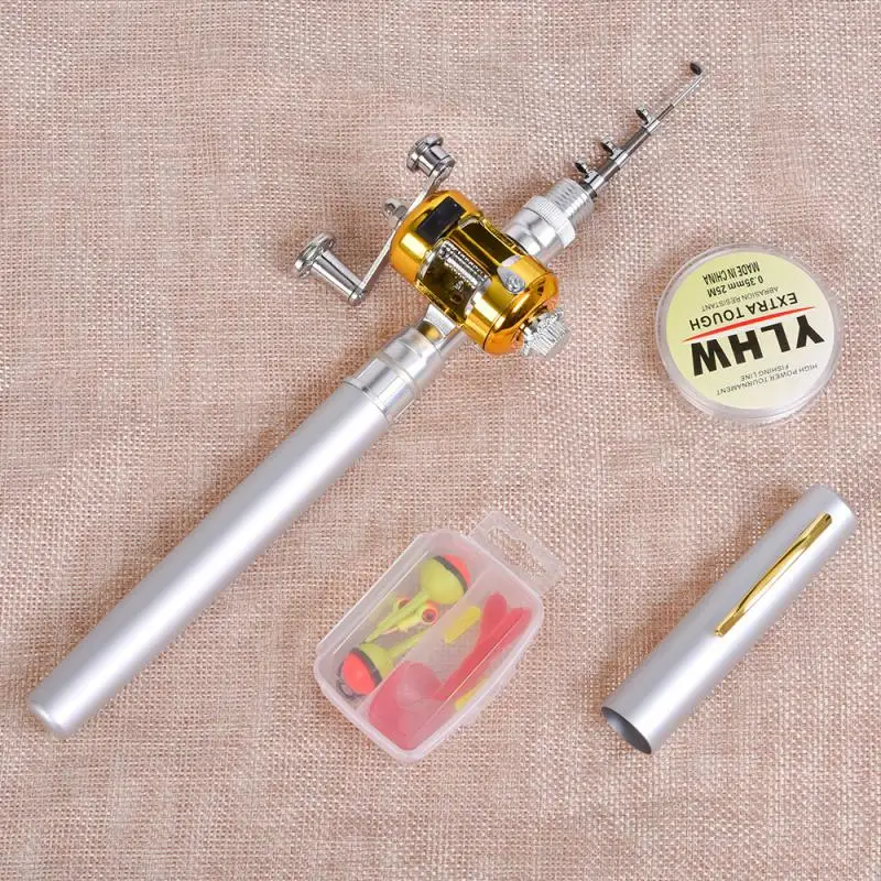 

Карманная Складная удочка, катушка, комбинированная мини-ручка, набор для удочки, телескопическая удочка, спиннинговая катушка, комбинированный комплект New2023