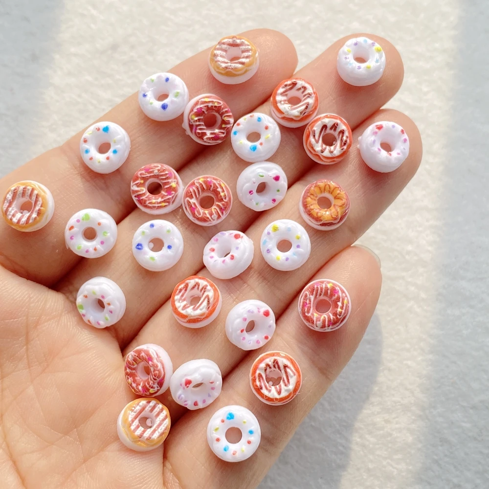 

50 шт. полимерные шоколадные пончики для дизайна ногтей TSXJY