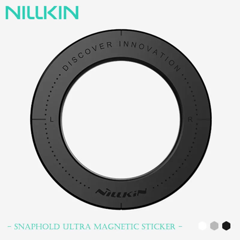 Фото Комплект наклеек с металлическим кольцом NILLKIN Magsafe, регулируемая многоугольная подставка для планшета, магнитный держатель с безопасной ручкой для аксессуаров для iPad №1