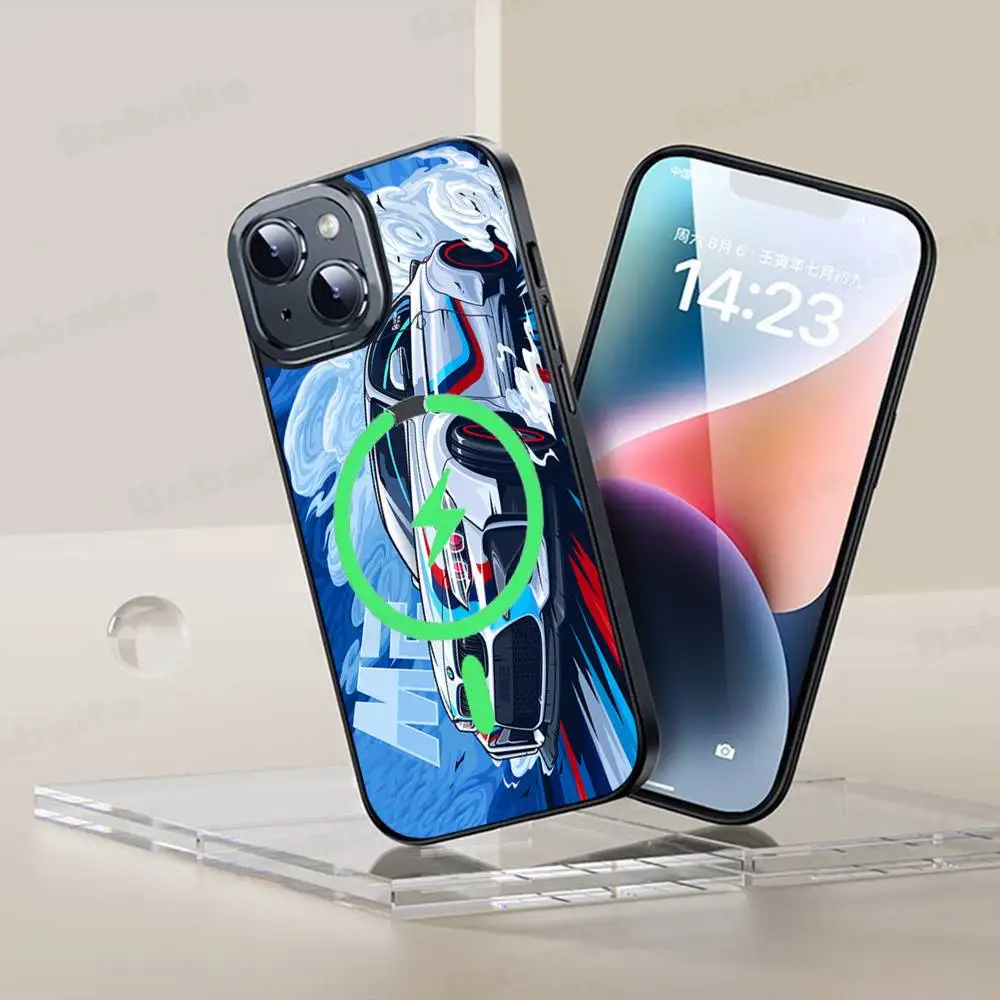 Фото JDM Tokyo Drift Sports Car Мужской и мужской магнитный чехол для iPhone 17 16 14 13 12 11 15 Pro Max Plus для Magsafe Wireless Charge Cover №2