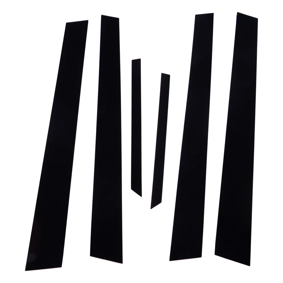 

Накладка на стойку двери окна B C, Набор стикеров для отделки, подходит для Honda Accord 4-дверного седана 1998 1999 2000 2001 2002 глянцевый черный