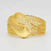 ethiopia big s bracelet ring set gold big bracelet ring set africa middle east popular jewelry dubai cuff bracelet ladies girl