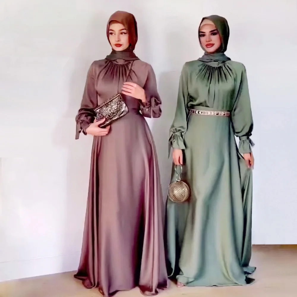 

Eid Djellaba Abaya Дубай мусульманское платье Турция мусульманские платья для вечеринки Рамадан мусульманский пояс Элегантные платья кафтан