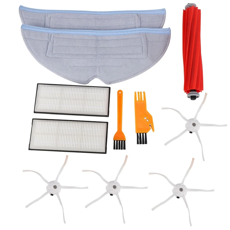 

Сменный фильтр для Xiaomi Roborock S7 / T7S Plus, тряпка для швабры, Hepa фильтр, боковая круглая щетка, запчасти для пылесоса, аксессуары