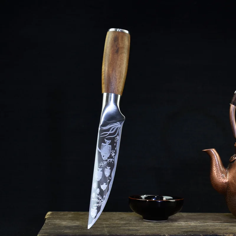 

Цельный нож для костей, маленький острый нож, острый нож ручной работы из нержавеющей стали, нож для убоя, бытовой нож для фруктов, лидер прод...