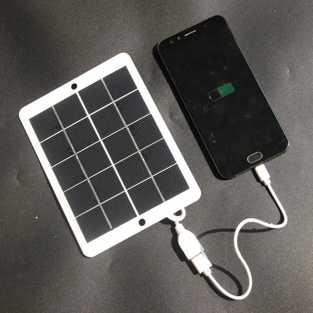 Солнечное зарядное устройство для телефона USB солнечная панель внешний