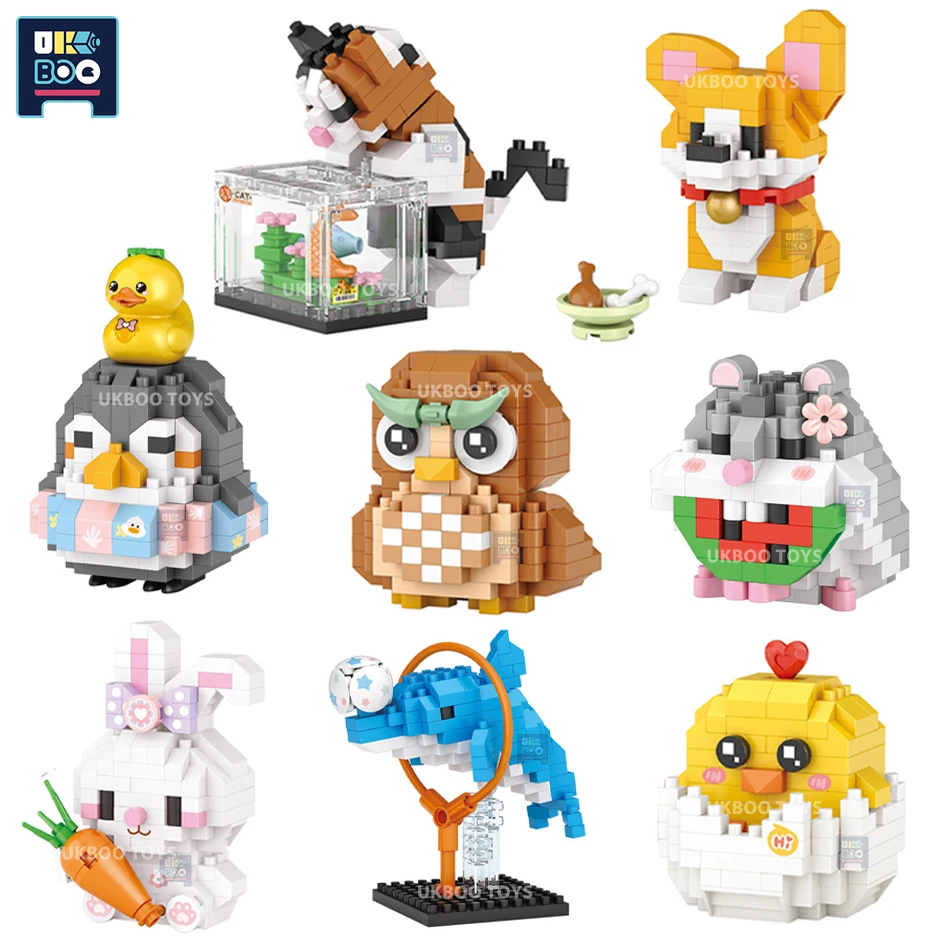 

Детский конструктор «Собачья кошка», микро-конструктор