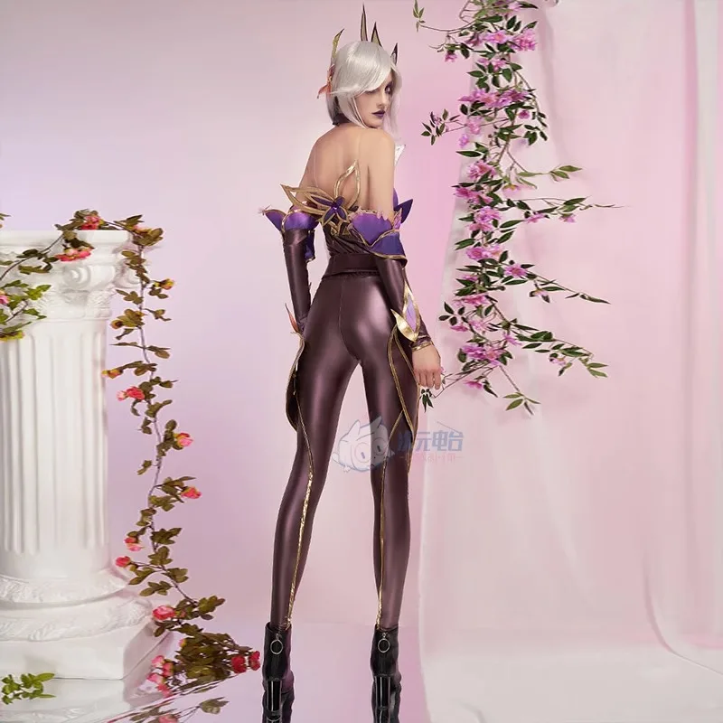Женский кожаный костюм-комбинезон из игры Лига Легенд