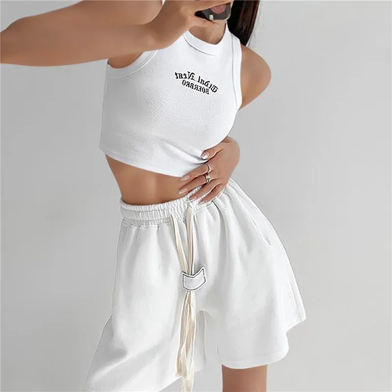 

Майка женская облегающая без рукавов, модный пикантный топ с круглым вырезом, спортивная майка, эластичная рубашка