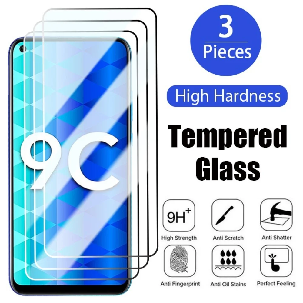 

Защитное стекло для Honor 50 10 30 9 Lite 20 Pro, пленка для экрана Honor 8X 9X 8A 9A 8C 9C 10i 20i 30i, стекло для смартфона, 3 шт.