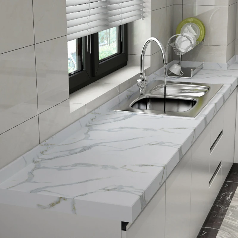 Мраморные настенные наклейки обои кухонные столешницы шкафы мебель