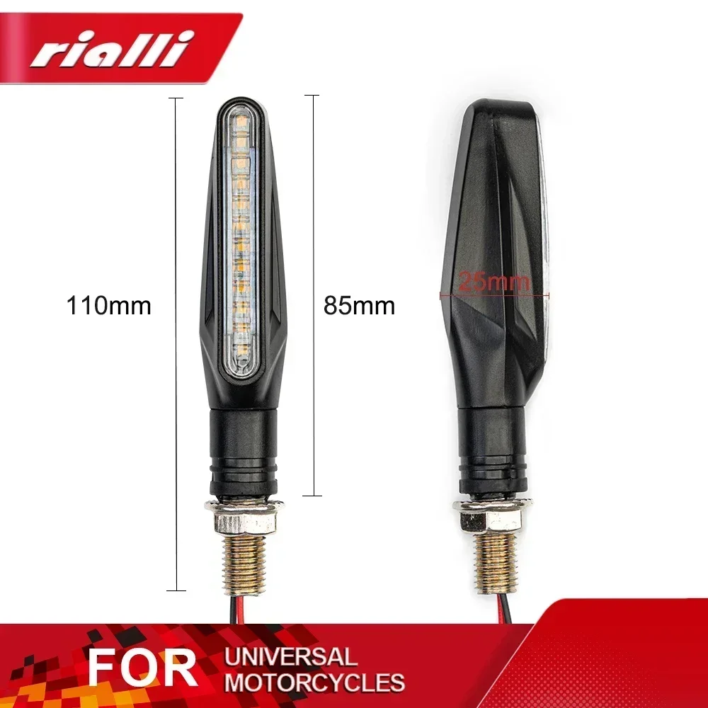 2 шт./4 шт. универсальный светодиодный указатель поворота для мотоцикла 12 В IP68