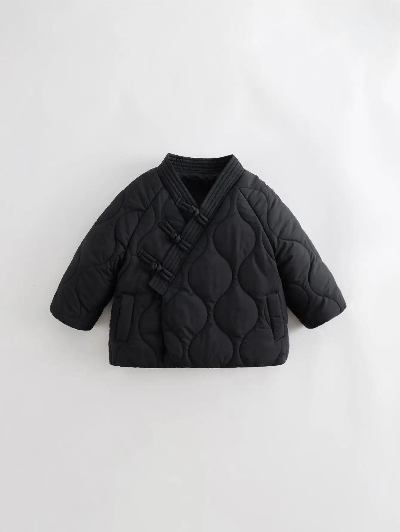 MARC &amp JANIE Boys Cross Collar Plate Button Loose Jacket 241192