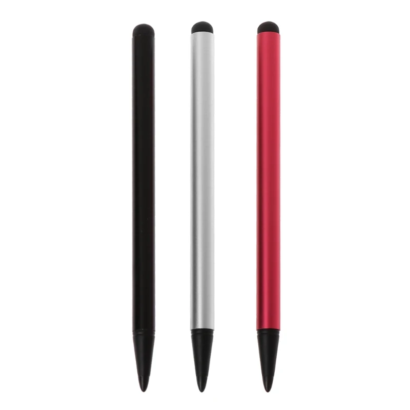 Stylus Pen Capacitive Resistive 2 Way Rubber Pencil For Phone Tablet Laptop