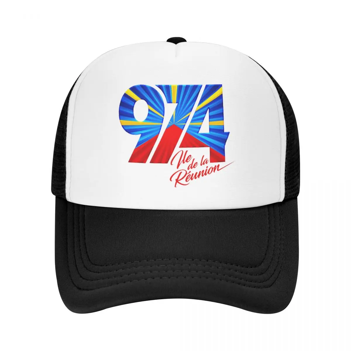 

Classic 974 Reunion Island Logo Baseball Cap Men Women Adjustable Reunionese Proud Trucker Hat Outdoor Snapback Caps