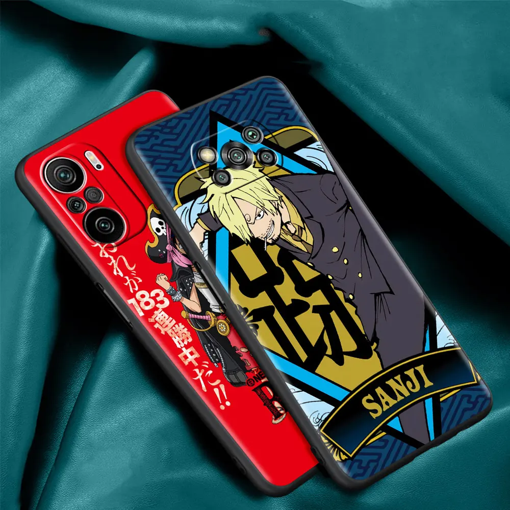 funda case for xiaomi mi poco x3 pro x4 nfc f3 gt m3 m4 f4 f1 11 lite 5g ne 11t 10t 9t soft phone cover one piece hot anime capa free global shipping