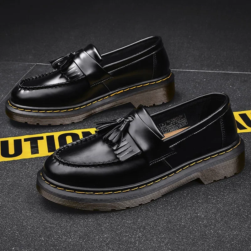 

2023 Brand Fall Shoes Shoes Men Women Style Leather Soft Leather Boots Small Leather Shoes Thick Soled Couple Mary Jane Shoes