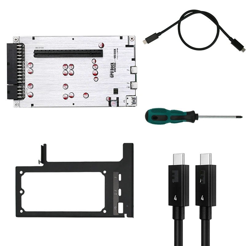 

DC/ATX TH3P4 Mini GPU Dock Graphics Card Extension Dock Photos Outline External Graphics Thunder 3 Thunder 4