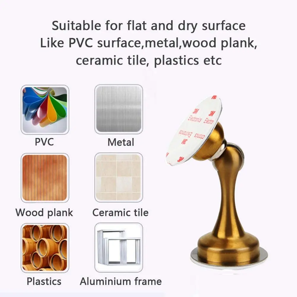 

Магнитная Двухсторонняя клейкая лента для двери, не нужно сверлить лучшую защиту для стен (золотистый), 1 шт., 2 шт., 4 шт. 문ااالي لي