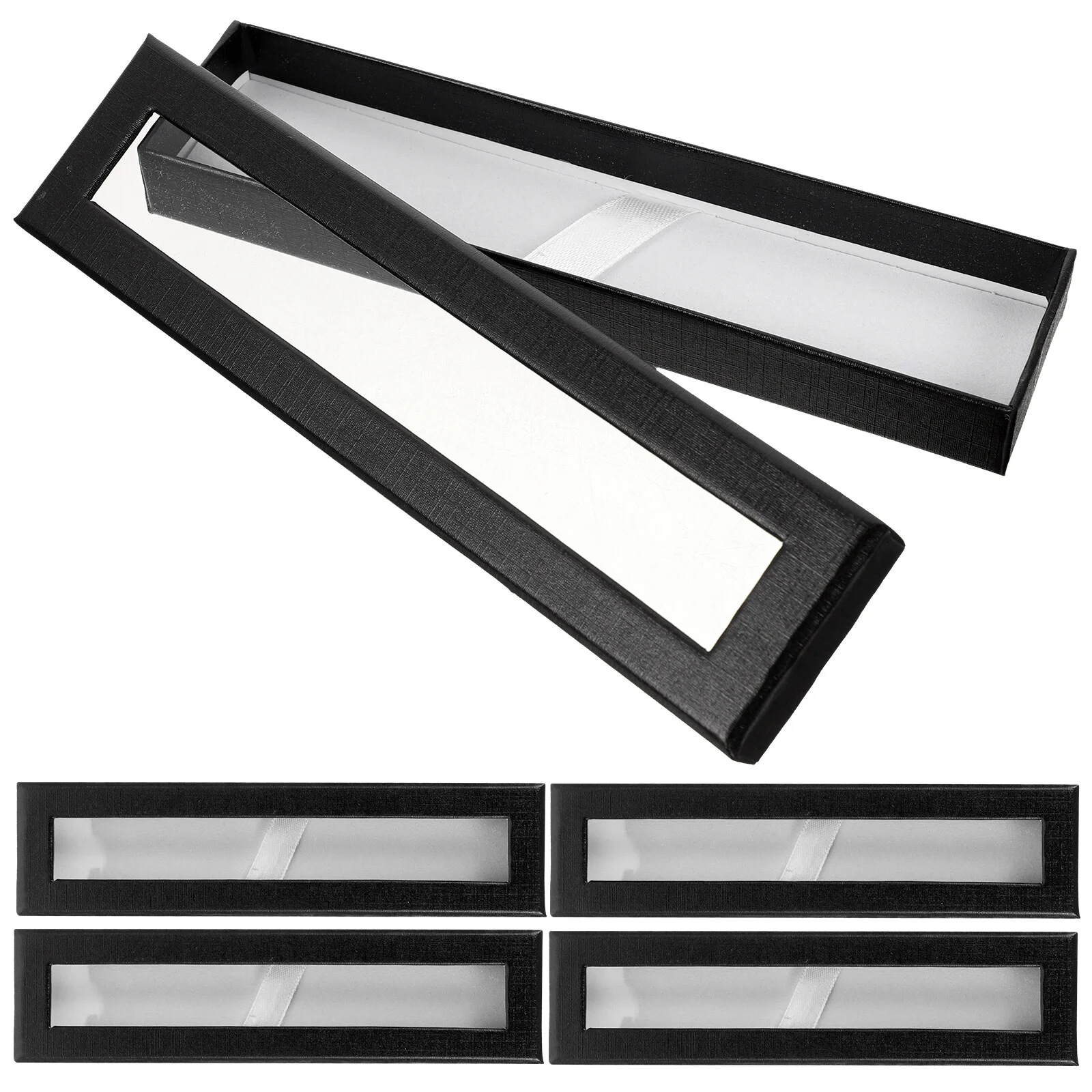 

Jewelry Pen Packing Case Container Gel Single Display Small Organizer Empty