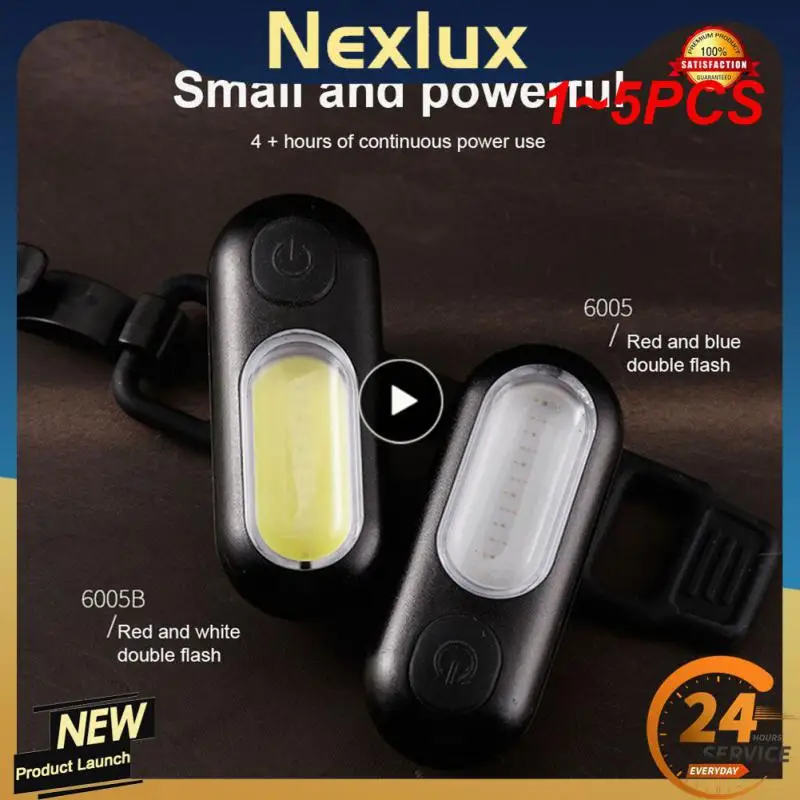 

1~5PCS LED Car Emergency Light 5 Modes Flashlight USB Charging Outdoor Working Light Safety Warning Police Lights Portable