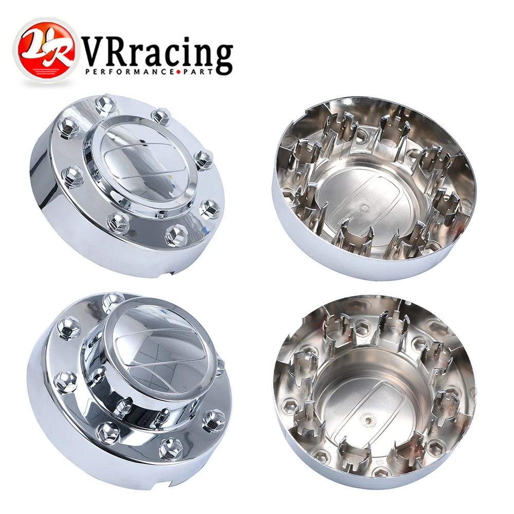 

2× Front & 2× Rear Wheel Center Cap For 2011-on Dodge Ram 3500 1-Ton Dually Alcoa Alloy Chrome Center Hub Cap