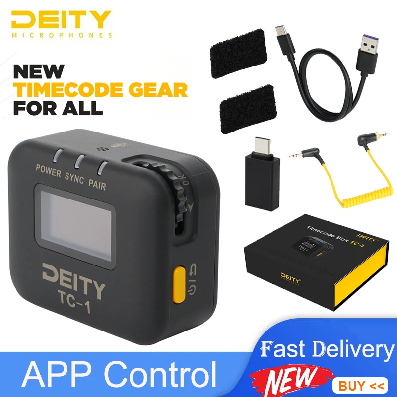 

Aputure DEITY TC-1 TC1 беспроводной микрофон с кодом времени для записи видео