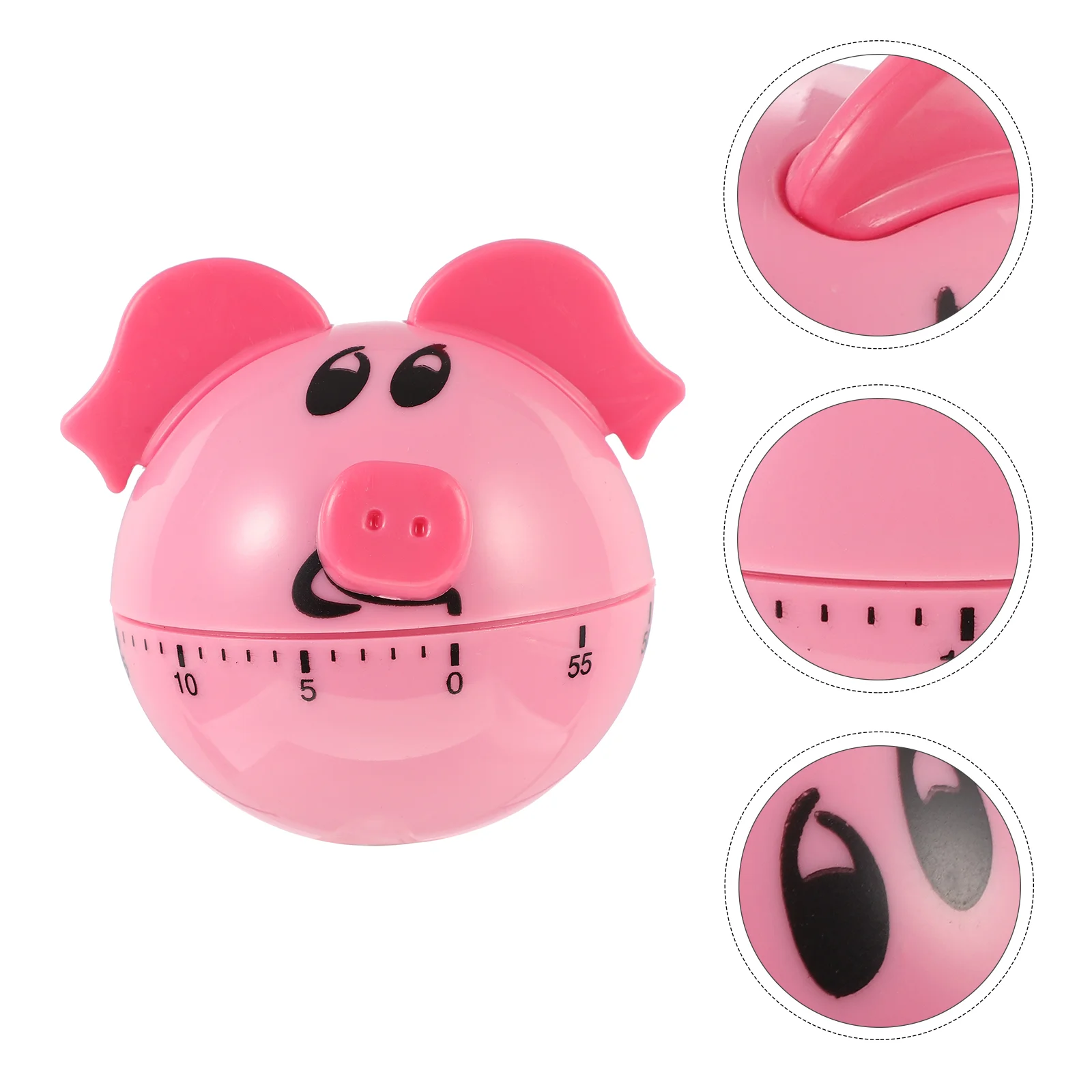 

Timer Cartoon Mechanical Kitchen Reminder Unique Household Pink Countdown Creative Reminders Desk