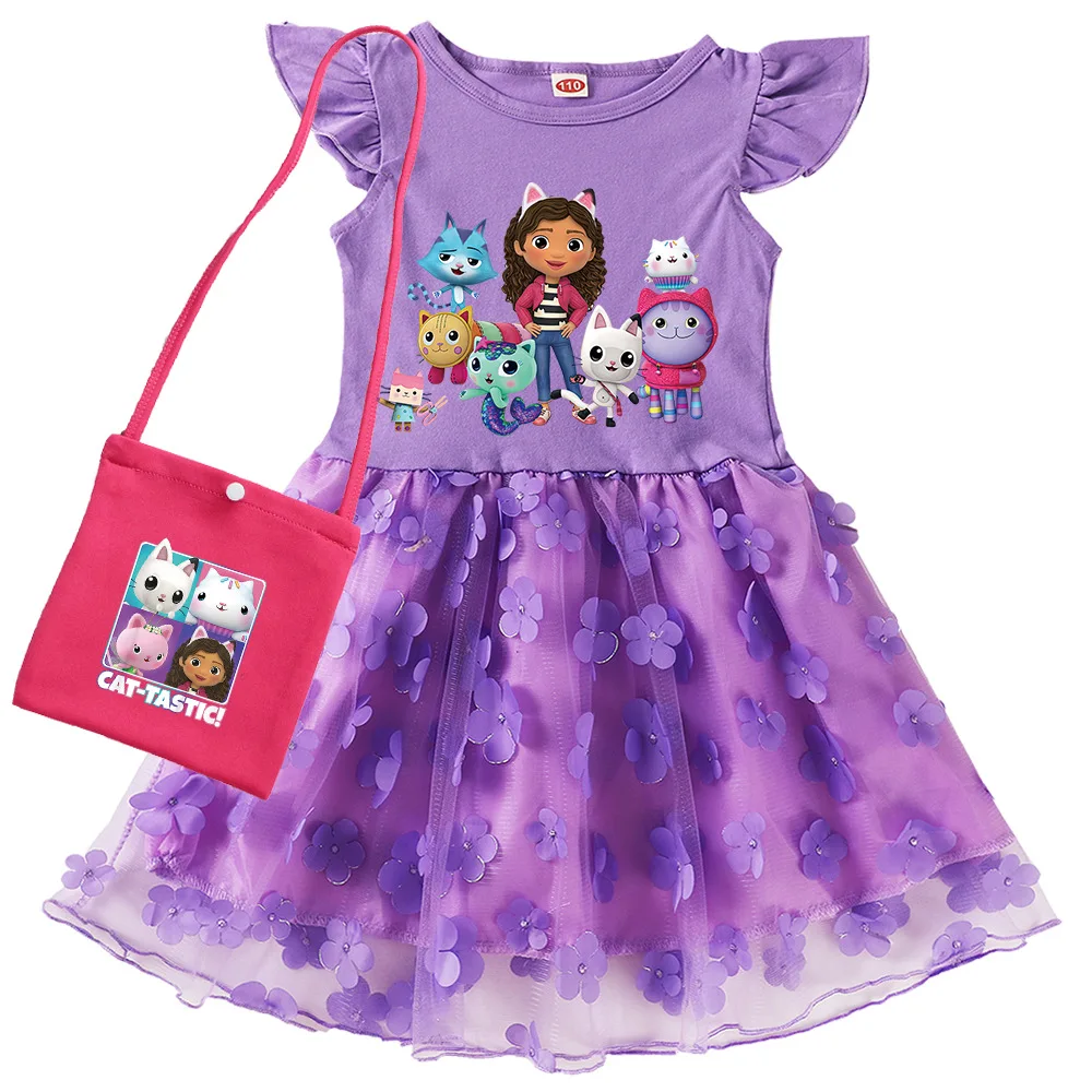 Детское летнее платье для косплея с коротким рукавом и повязкой на голову