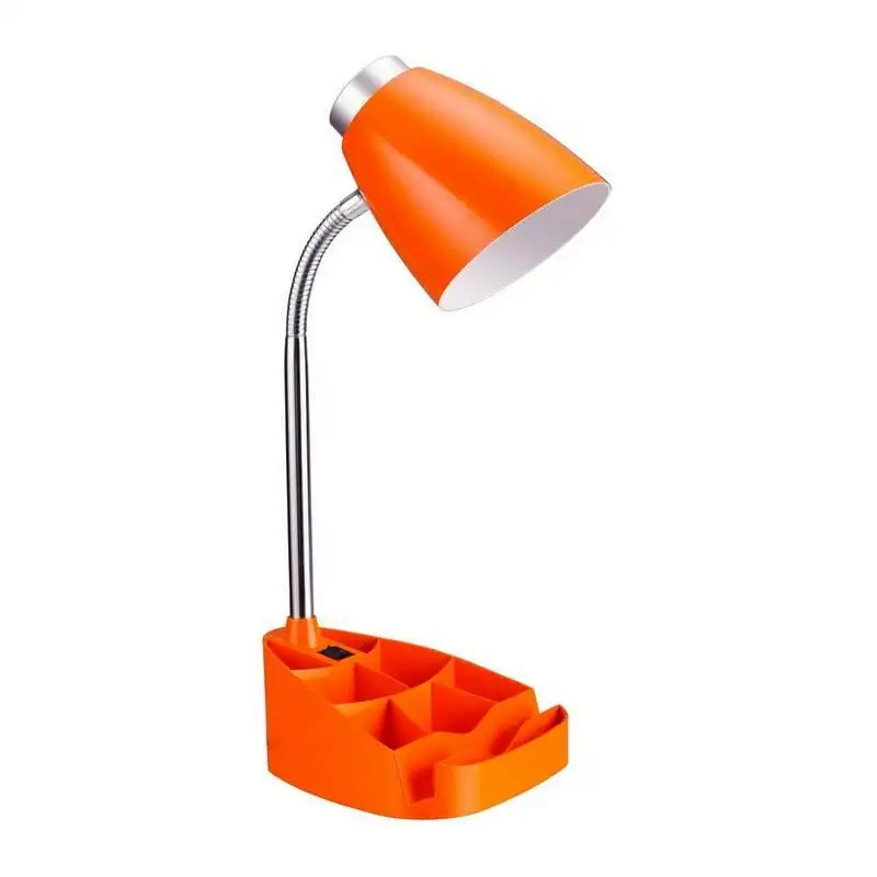 

Gooseneck Desk Lamp with Tablet Stand for Dorm Room, Orange Noguchi lamp Led table lamp Led painting Luces led Anime light Lampa