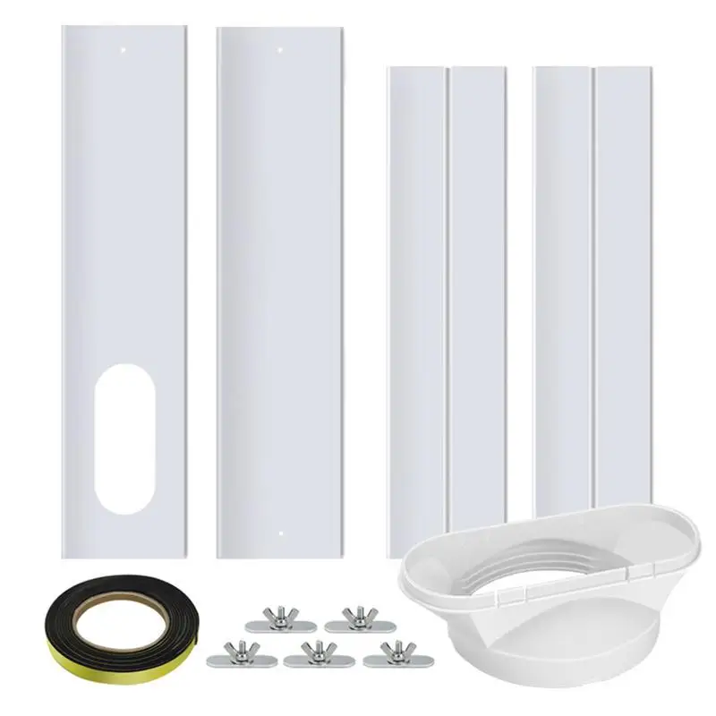 

Air Conditioning Window Sealing Plate Kit Adjustable Length Ventilation Kit Suitable For Most Vertical And Horizontal Sliding
