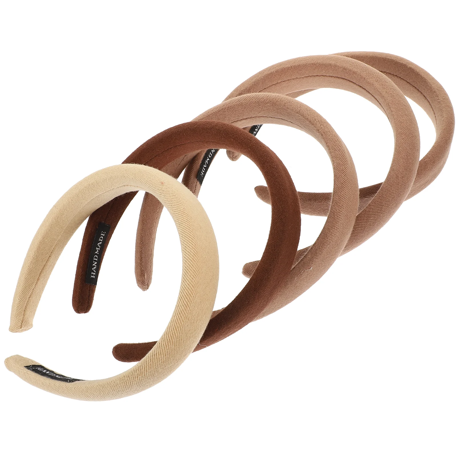 

5 Pcs Sponge Headband Chic Hair Wear Vintage Hairband Scrunchies Girls Simple Headdress Seamless Fashion