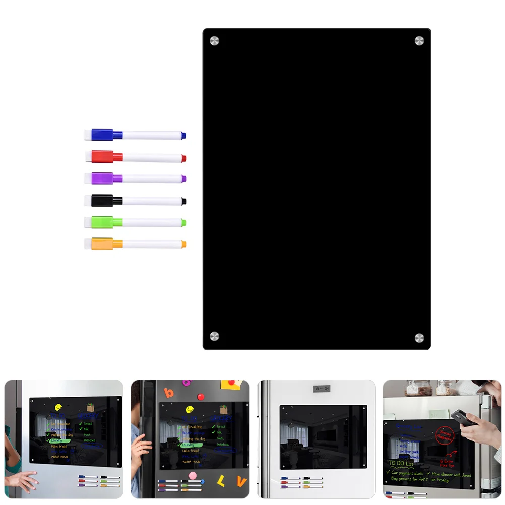 

Доска для сухого стирания морозильной камеры, магнитная доска для холодильника, ежедневного стирания, 1 комплект