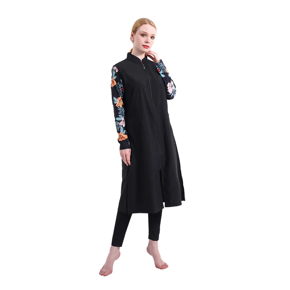 Muslim Swimming Suit for Women 2023 Modest Burkini 3 Pieces Hijab Swimwear Full Cover Bathing Suit 2023 New Sunscreen Swimsuit