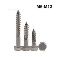 m6 m12 304 stainless steel hexagon cap head beating screws delay bolts for wood 30 150mm product details