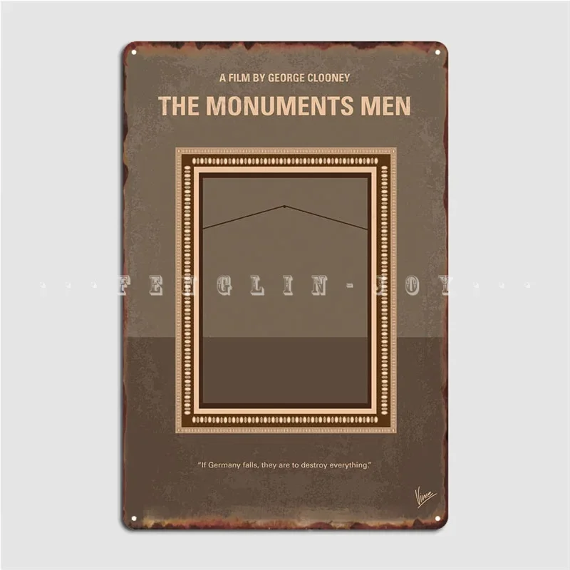 Металлическая вывеска The Monuments Men